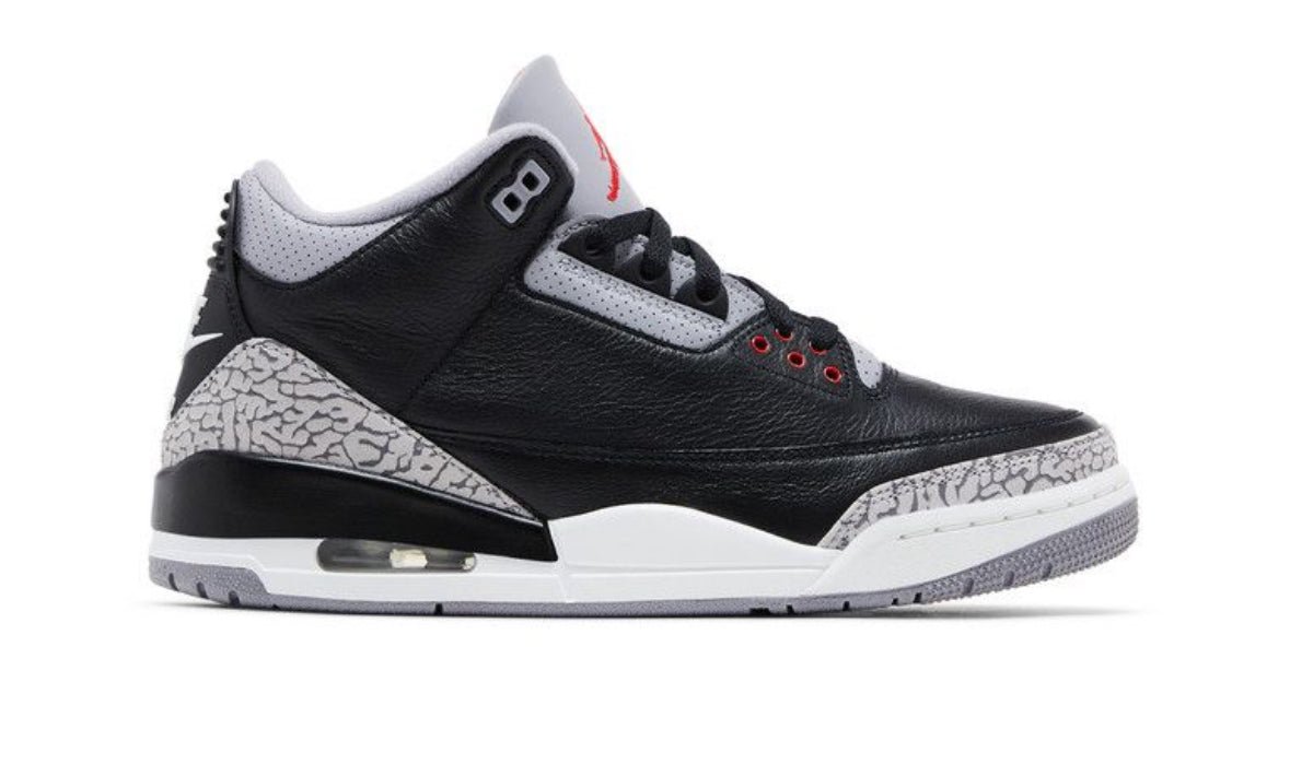 Retro 3 Black cement