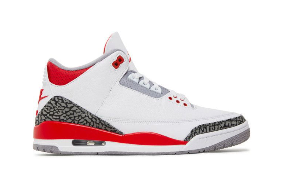 Retro 3 Fire red